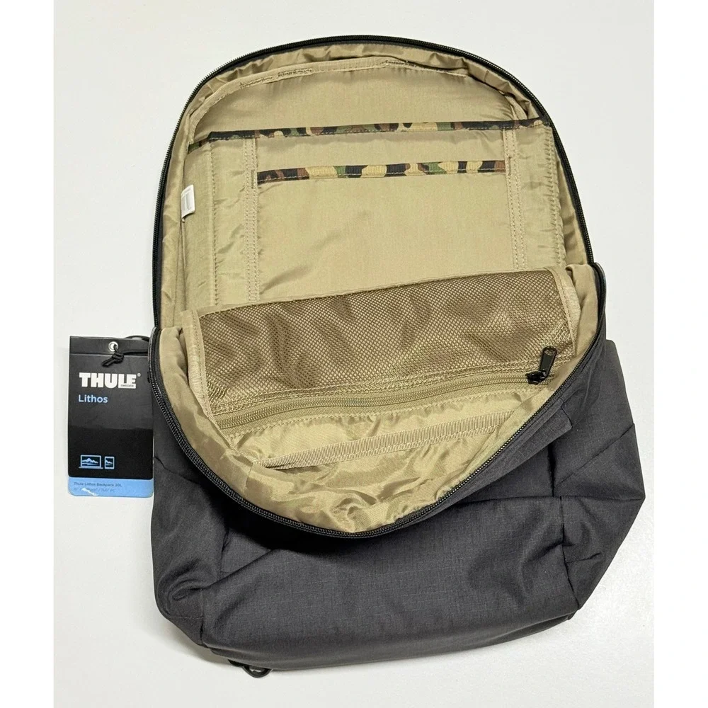 Thule Lithos 20L Laptop Backpack Black 15.6 Inch Computer Bag 3203632 NEW